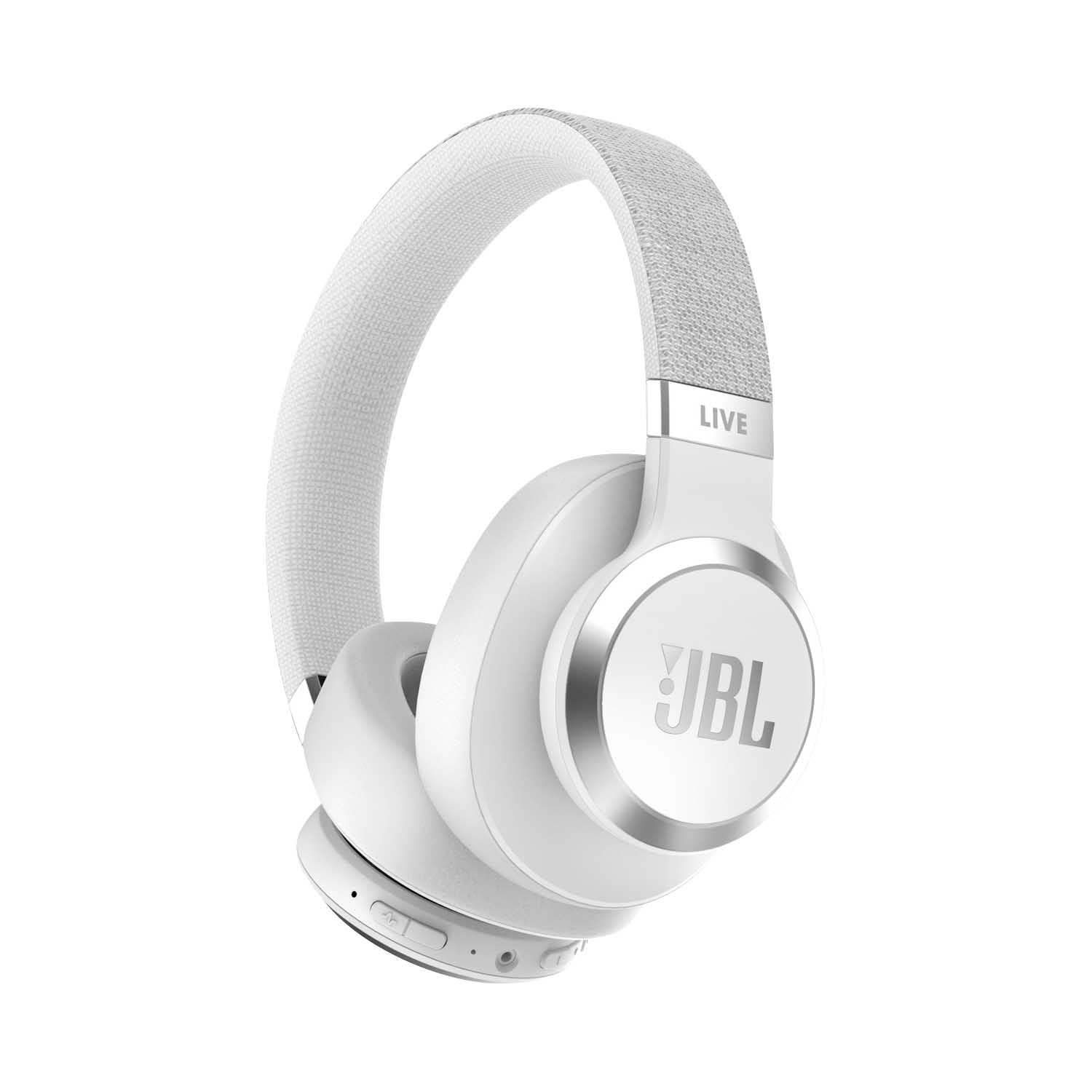 JBL Live 660 Wireless Noise Cancelling Headphones White Sound & Vision